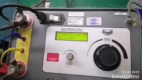 Vanguard Accu Ohm 200 Series 2 Micro Ohmmeter Repair