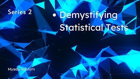 Biostatistics Series (2) : Level Up Your Statistical Analysis Skills !