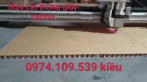 máy cắt giấy carton