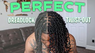 How To Get The Perfect Dreadlock TWIST OUT | Dread Journey UPDATES