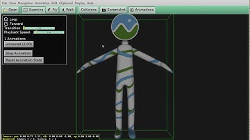 First test of glTF skinned animations in Castle Game Engine