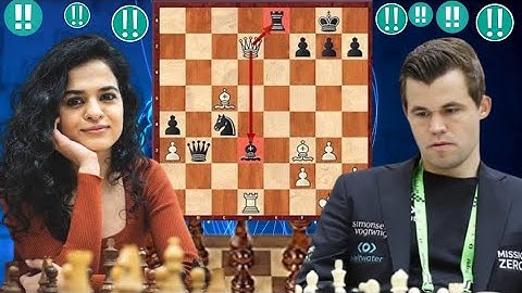 Master Chess Game:02 ByMagnus Carlsen vsTania Sachdev