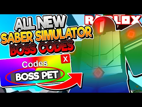 All New Rainbow Boss Codes In Saber Simulator Update Roblox Youtube - all 8 new saber simulator codes new boots update roblox