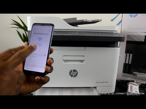 HP COLOR MFP 179FNW  LEARN HOW TO SET UP / CONNECT TO WIFI NETWORK