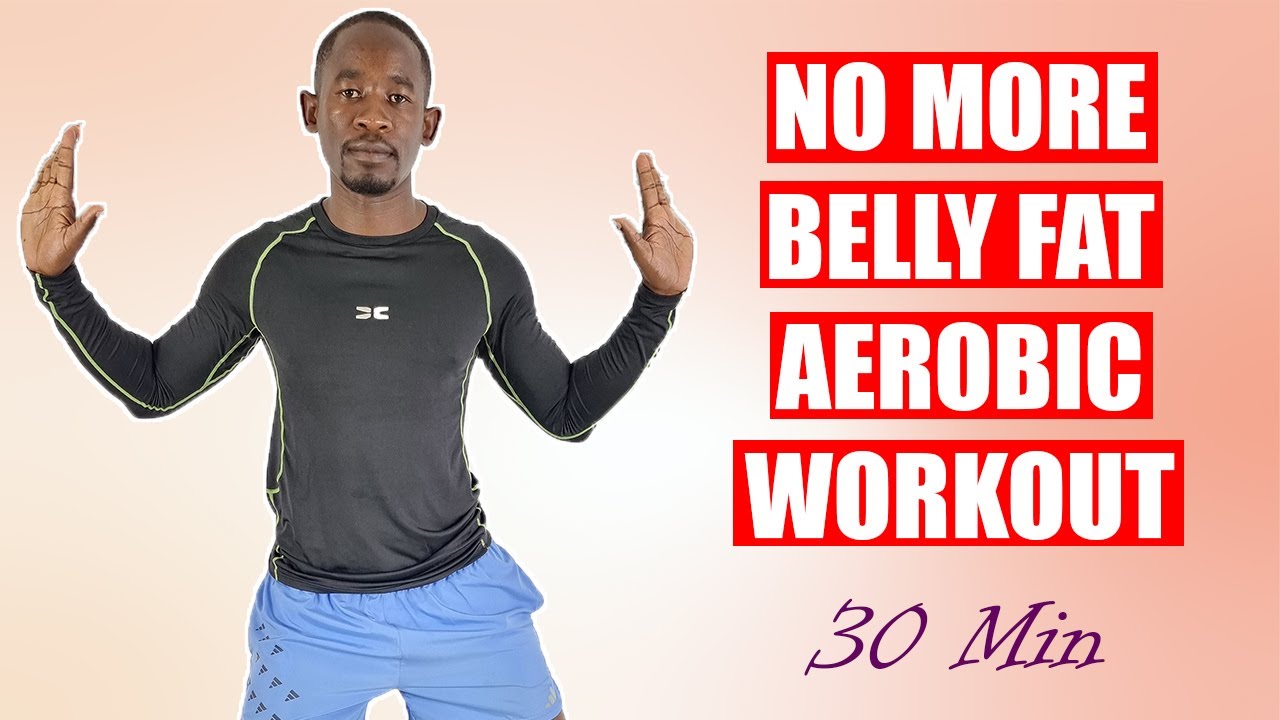 30 Minute Walk at Home Aerobic Workout for Losing Belly Fat Rapidly ...