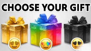 CHOOSE YOUR GIFT | RAINBOW 🌈 VS BLACK 🖤 VS GOLD ⭐|PLEASE SUBSCRIBE 🥰