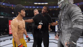 Bruce Lee vs. Doomsday - EA Sports UFC 4 - Epic Fight 🔥🐲