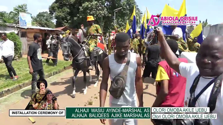 SEE HOW K1 D ULTIMATE WALKED TO THE AWUJALE PALACE FOR HIS INSTALLATION AS THE OLORI OMOBA IJEBU