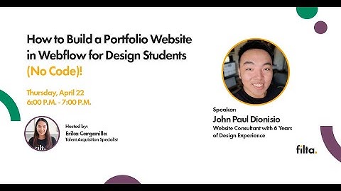 How to Build a Portfolio Website in Webflow for Design Students No Code