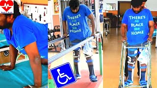 spinal cord injury T12 paraplegic exercise and walking