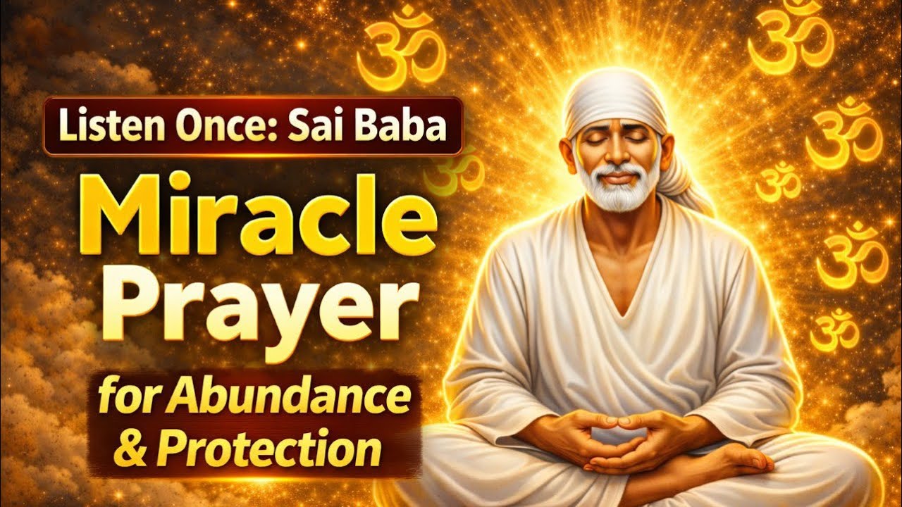 Listen Once: Sai Baba Miracle Prayer for Abundance & Protection