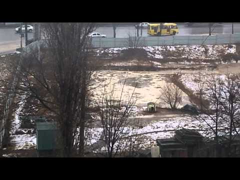 Потоп на Дарнице. Киев.23.01.2015