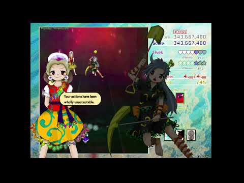 Touhou Kouryuudou ~ Unconnected Marketeers: Sanae Extra Scenario (Thprac Assist)