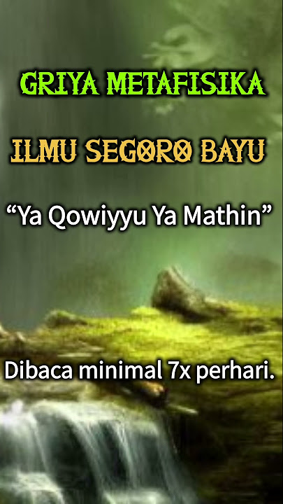Ilmu Segoro Bayu / Kekuatan.