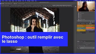 photoshop outil remplir avec le lasso