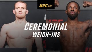 UFC 284: Ceremonial Weigh-In