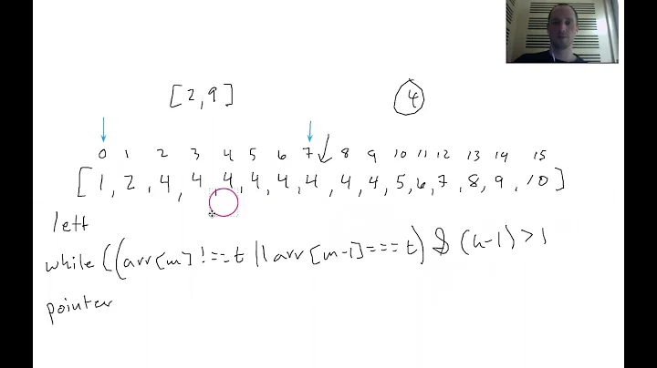 LeetCode 34 - Find First and Last Position of Element in Sorted Array