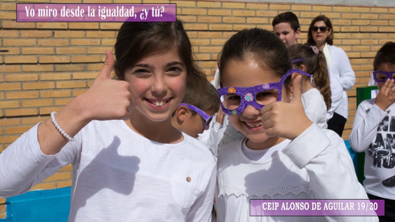 Yo miro desde la Igualdad  Día Internacional de la Mujer  CEIP ALONSO DE AGUILAR