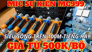 Mic Bãi Sự Kiện Siêu Sóng 100m Tiếng Hay Hát Nhẹ Chỉ Từ 500k - Mic Không Dây Bãi Xả Rẻ Bèo ae chơi