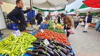Çarşamba pazarı  Balıkesir 1 Mayıs 2024 #bazaar #bahçelievler  #fiyatları #vlog