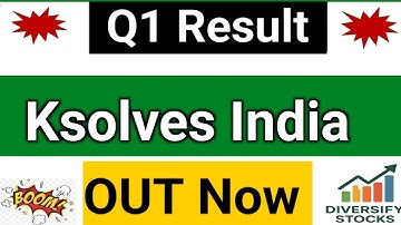 ksolves india q1 results 2026 | ksolves results today | ksolves india share latest news | ksolves q1