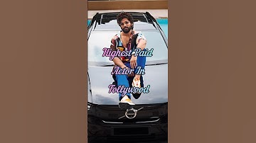 Top 10 highest paid actor in tollywood 😎// #alluarjun #southactors  #south #trending
