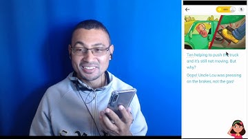 Trying the app READ ALONG by Google to PRACTICE ENGLISH