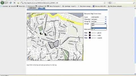 Geographical Mashup Application