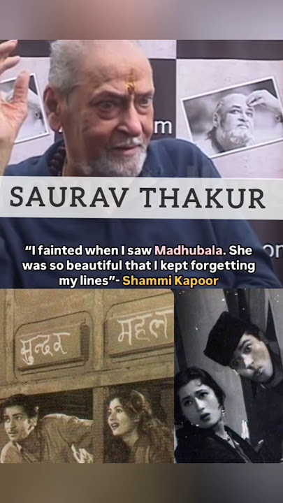 Shammi Kapoor fainted when he saw Madhubala😱 | #trending #bollywood #viralreel