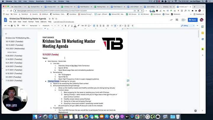 Using Outline View in Google Docs
