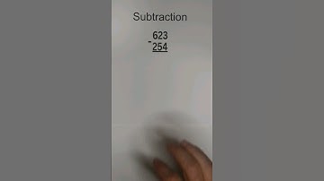 Subtract three digit numbers