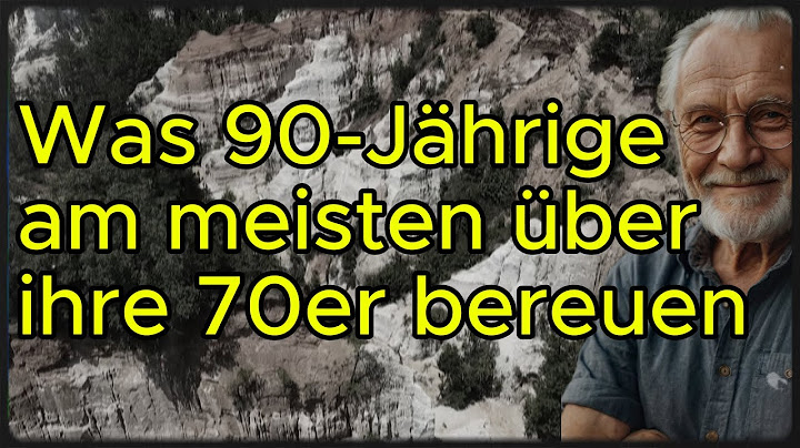 Was 90-Jährige am meisten über ihre 70er bereuen