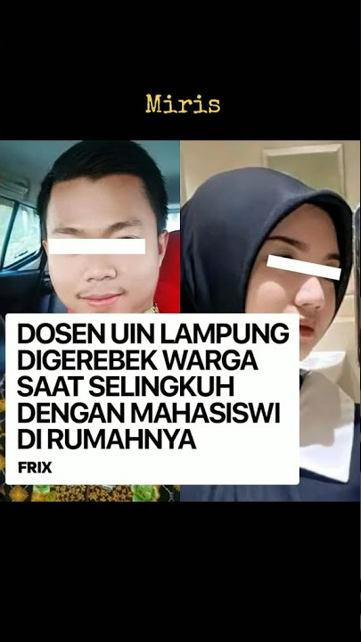 VIRAL !!! Skandal dosen uin lampung kepergokwarga saat mesum bersama mahasiswi #beritaterkini #new