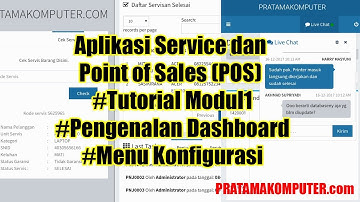 Aplikasi Service dan Point of Sales (POS) #Tutorial Modul 1