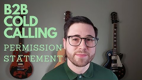 Use A Permission Based Opener For B2B Cold Calling