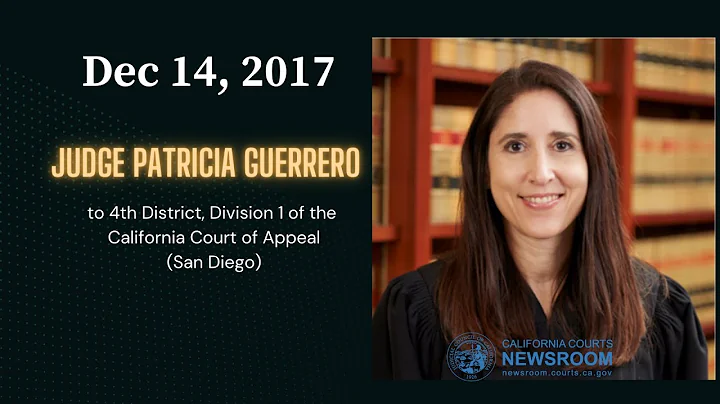 Confirmation Hearing: Justice Patricia Guerrero
