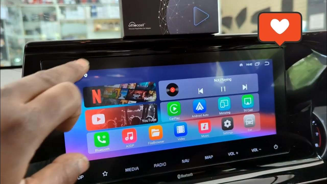 Kia SELTOS OEM Stereo with WIRELESS Apple CarPlay & YouTube Konark