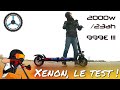 Test de la trottinette électrique Xenon, 2000w et 23ah pour moins de 1000€ !!! 4K 60FPS