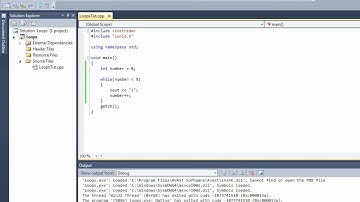 Visual C++ 9th tutorial Loops