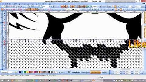 How to Create image to Twince Tap Sequince?With wilcom e2.