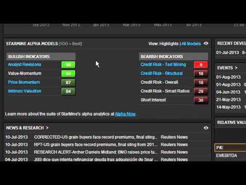 How StarMine Quant Models Provide Value in Thomson Reuters Eikon