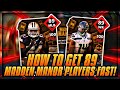 HOW TO GET 89 MADDEN MANOR PLAYERS FAST! - Madden Mobile 21