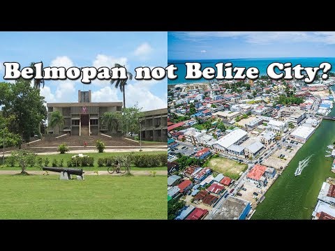 Why is BELMOPAN the Capital of BELIZE? | Why isn't the Largest City Belize City the Capital?