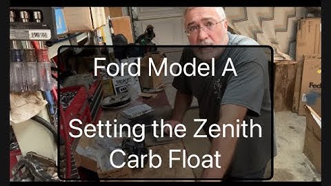 Ford Model A How-to: Setting Zenith carb float if carb leaking #car #ford #automobile #fordmodela