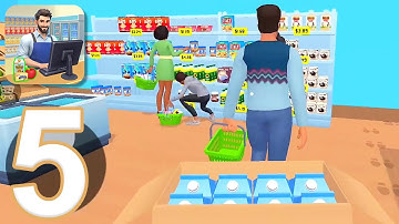 My Supermarket Simulator - Gameplay Walkthrough Part 5 - Shop Level 12 (iOS, Android)
