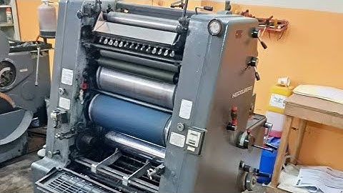 printing machine 4 colour printing how to operate Heidelberg gto 46 machine in pakistan 🇵🇰 #printing
