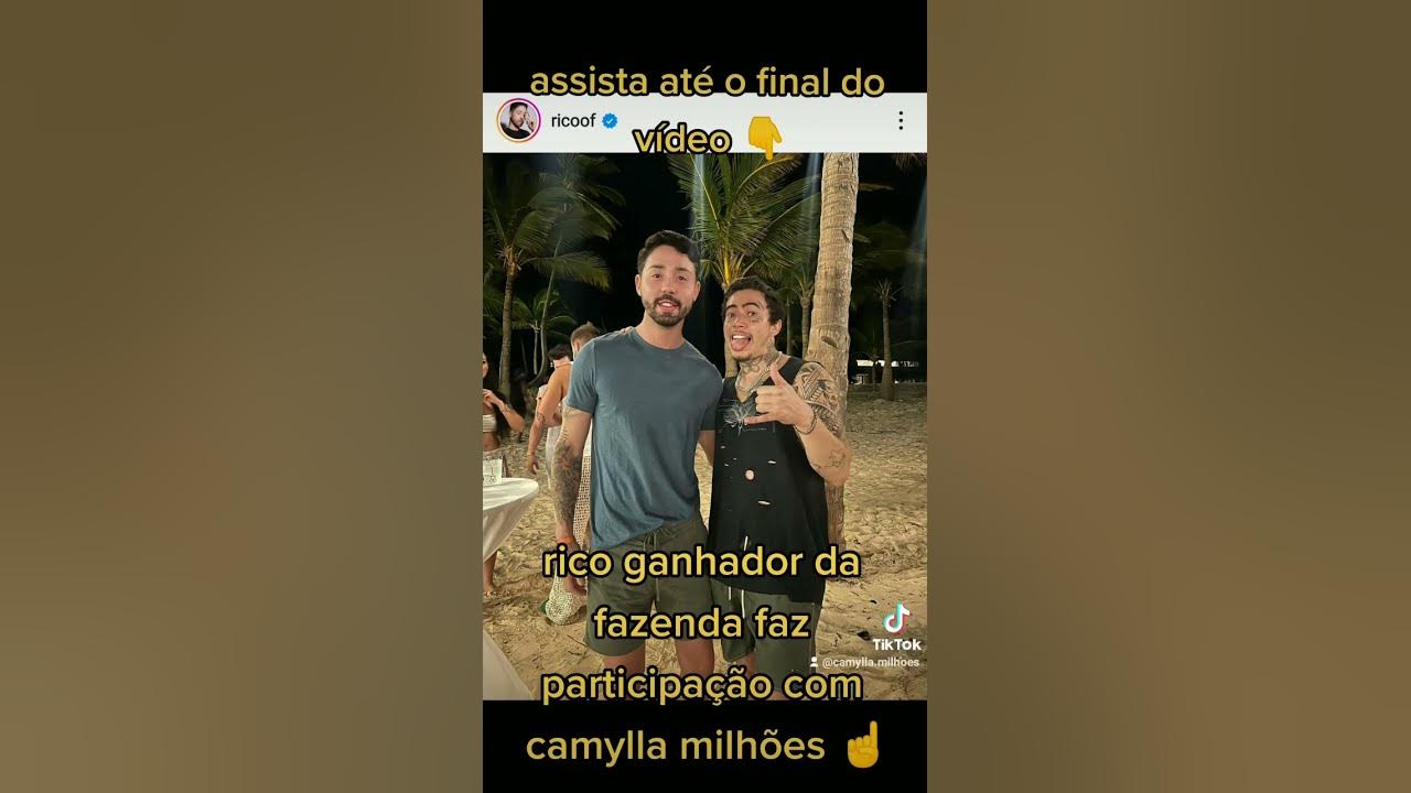 camylla milhões faz participação com rico ganhador da fazenda YouTube