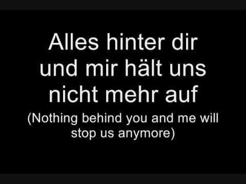 Tokio Hotel - Übers Ende der Welt (Lyrics w/ English Translation)