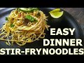 Sub easy weeknight stir fry noodles  take out  at home stirfrynoodles stirfry