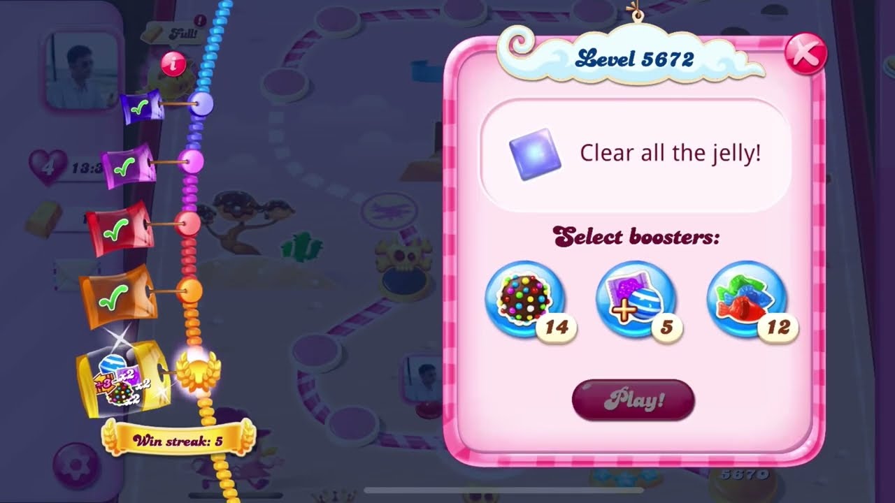 Candy Crush Saga Level 5672 Gameplay Walkthrough 